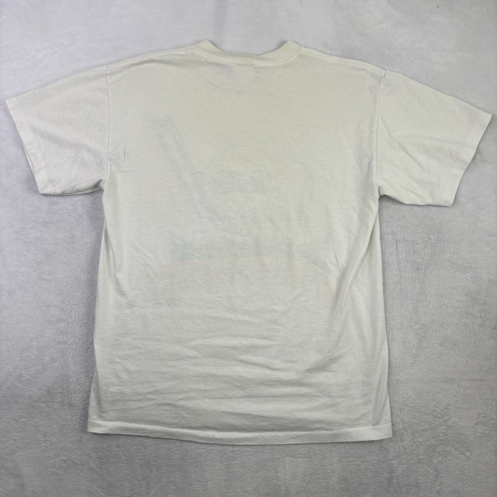 VTG Pepsi Cola Par For The Course White SS Graphic Shirt Distressed Men's LG - Picture 4 of 6